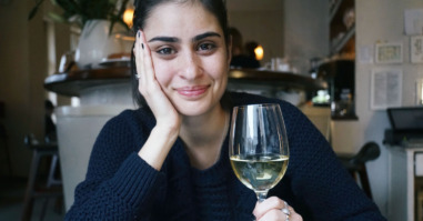 Portrait Of Woman With Wineglass