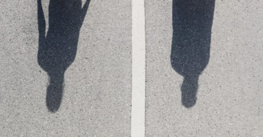 two young women running early in the morning