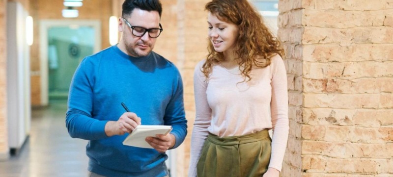 verliefd op een collega