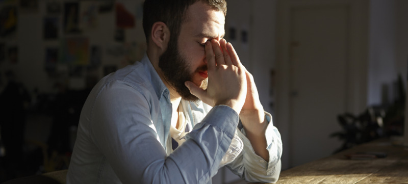 depressie symptomen man