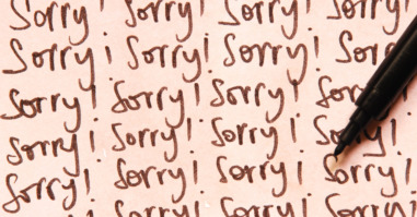 sorry note