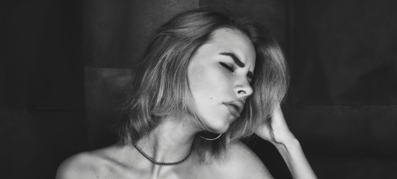Close-Up Portrait Of Woman