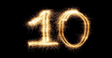 Sparkling Number 10 (XXL)