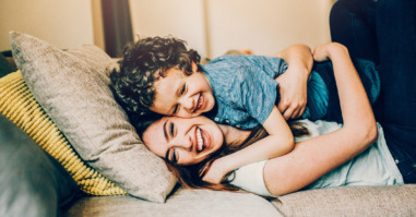 Playful family