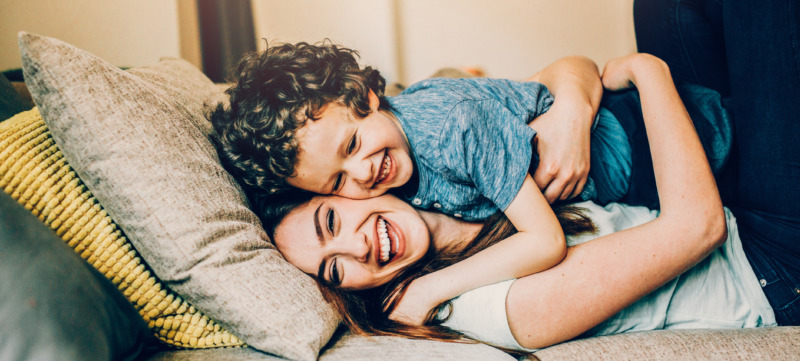 Playful family