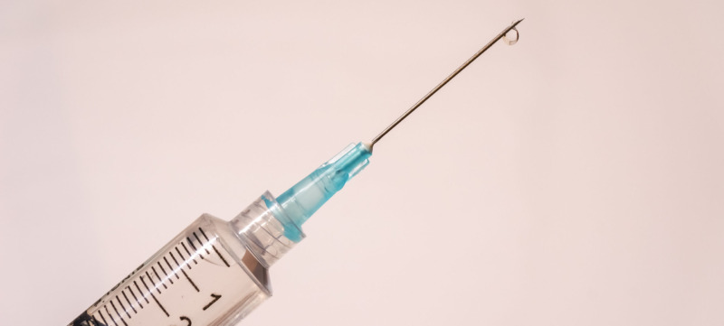 Close Up Of Injection White Background