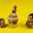Matryoshka statuettes
