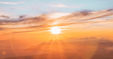 Ziek van de zon