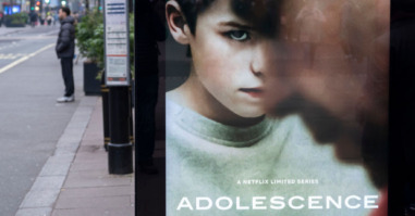 Poster van de Netflix-serie Adolescence