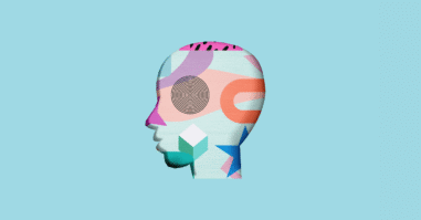 een afbeelding van een hoofd als illustratie bij een artikel over EMDR