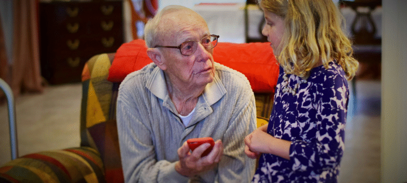 Moet ik haar vertellen dat opa doodgaat