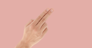 Een foto van een hand bij een artikel over tapping of EFT