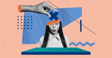 Illustratie van een vrouw bij een artikel over adhd bij vrouwen