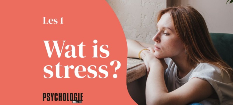 Foto van een peinzende vrouw als illustratie bij de cursus Verminder je stress