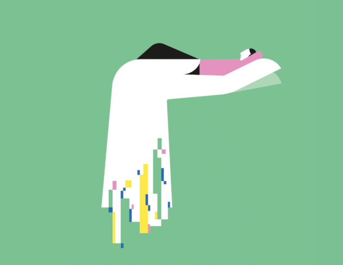 illustratie ter aanvulling op een artikel over therapie met AI of chatGPT