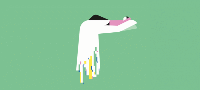 illustratie ter aanvulling op een artikel over therapie met AI of chatGPT