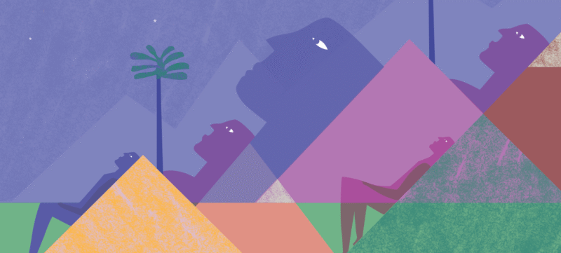 illustratie bij een artikel over lucide dromen