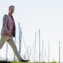 Steven de Jong loopt langs de haven