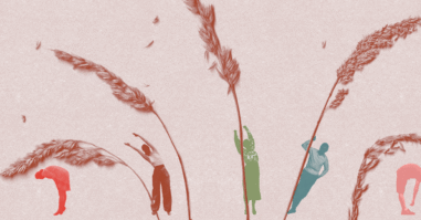 illustratie bij een artikel over hoopvol leven