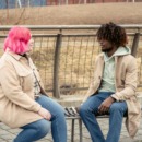 Twee vrienden die hun vriendschap bespreken