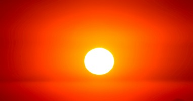 foto van de zon