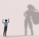 vrouw die ontdekt waar haar kracht ligt