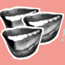 illustratie van lachende monden