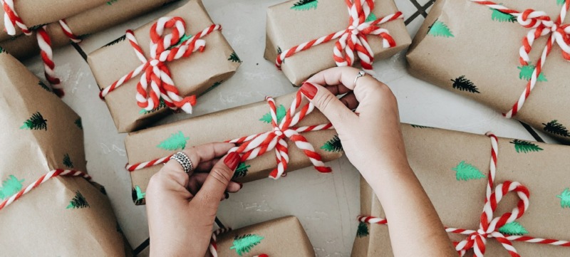 foto van kerstcadeau's