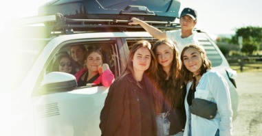 foto van een groep vrienden