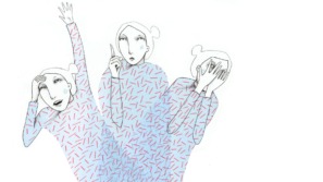 illustratie van een vrouw die internal therapy systems doet