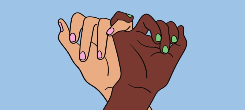 illustratie bij een column over vriendschap