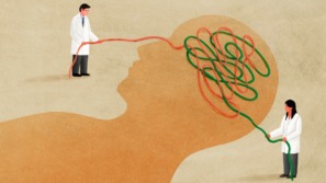 illustratie bij een artikel over audhd