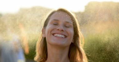 gezicht positieve vrouw
