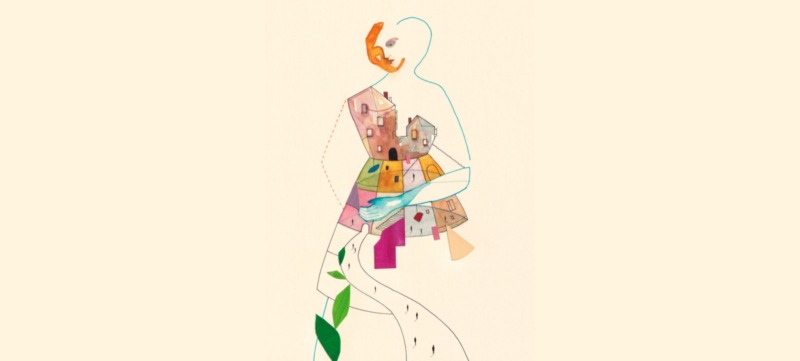 illustratie van mental load bij vrouwen