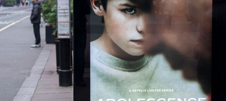 Poster van de Netflix-serie Adolescence